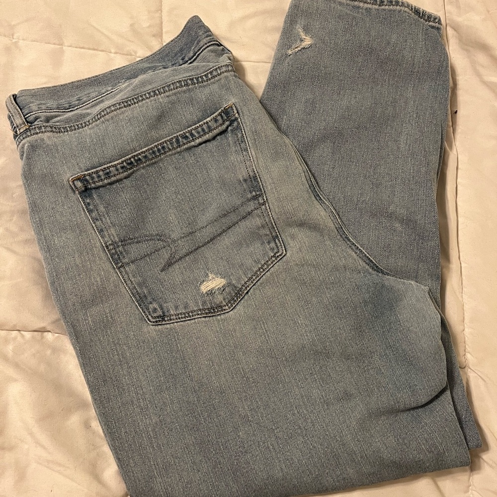 American Eagle Outfitters Blue Straight Jeans